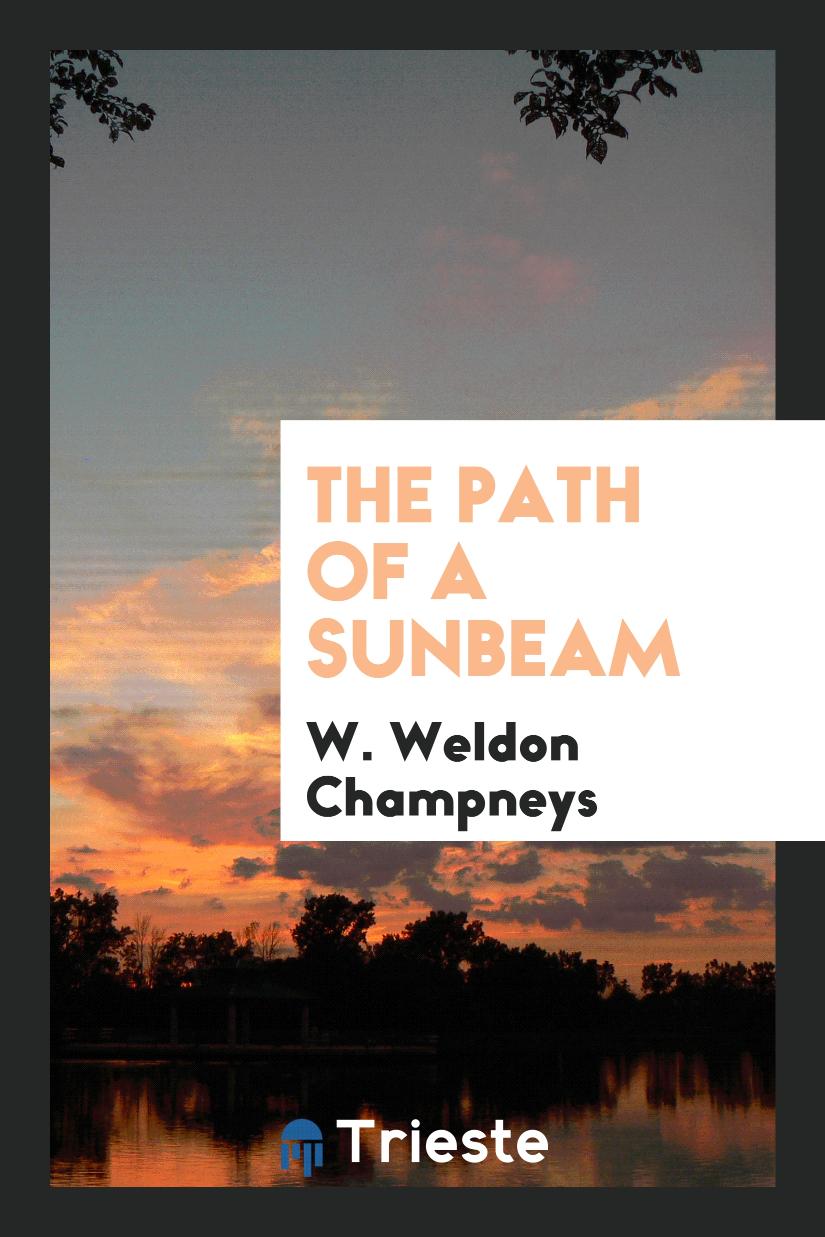 The path of a sunbeam