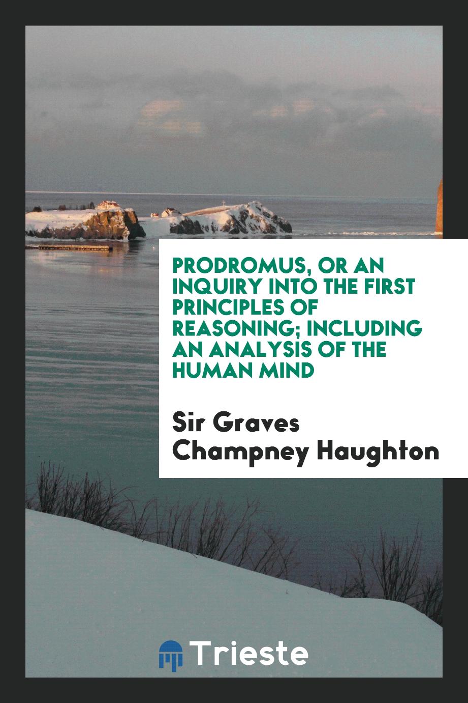Prodromus, or an Inquiry into the First Principles of Reasoning; Including an Analysis of the Human Mind