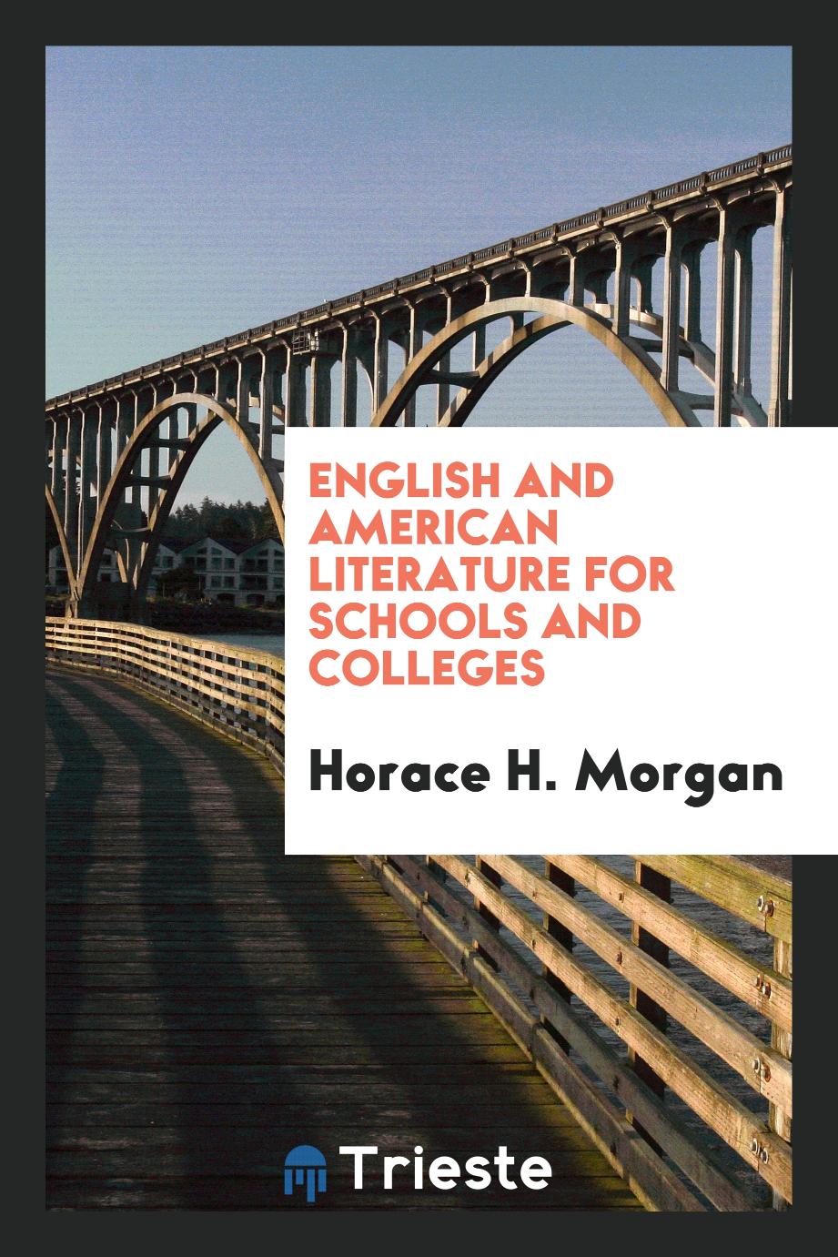 English and American Literature for Schools and Colleges