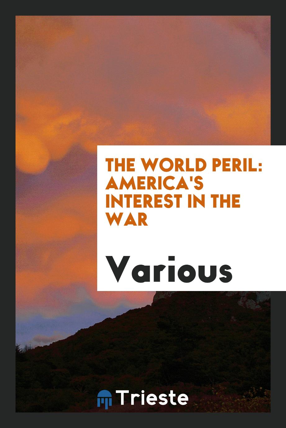 The World Peril: America's Interest in the War