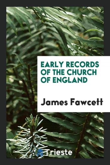 Early records of the Church of England
