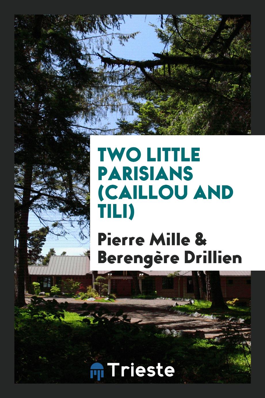Two little Parisians (Caillou and Tili)