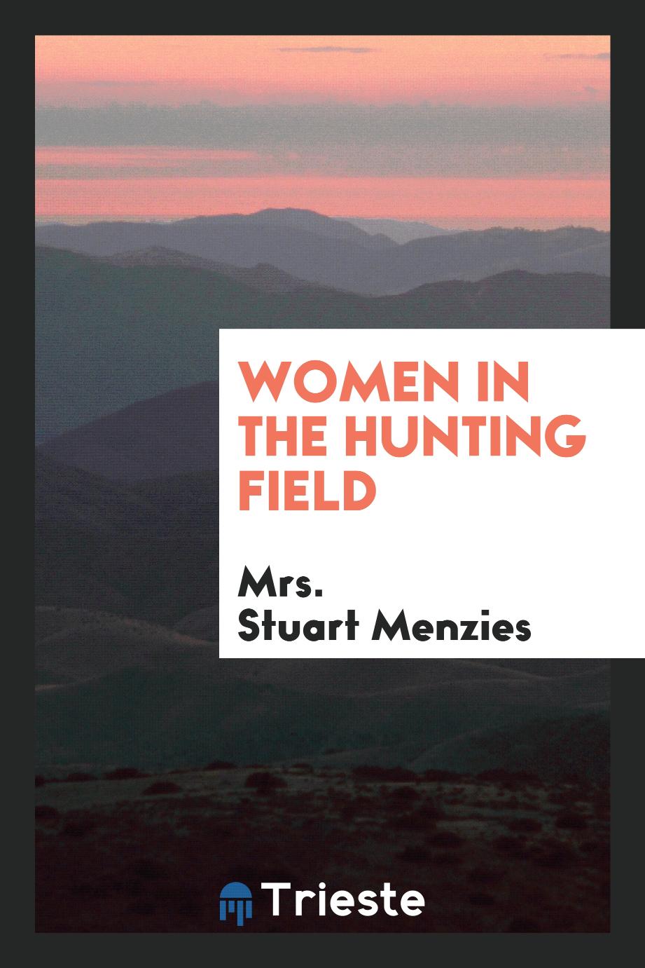 Women in the hunting field