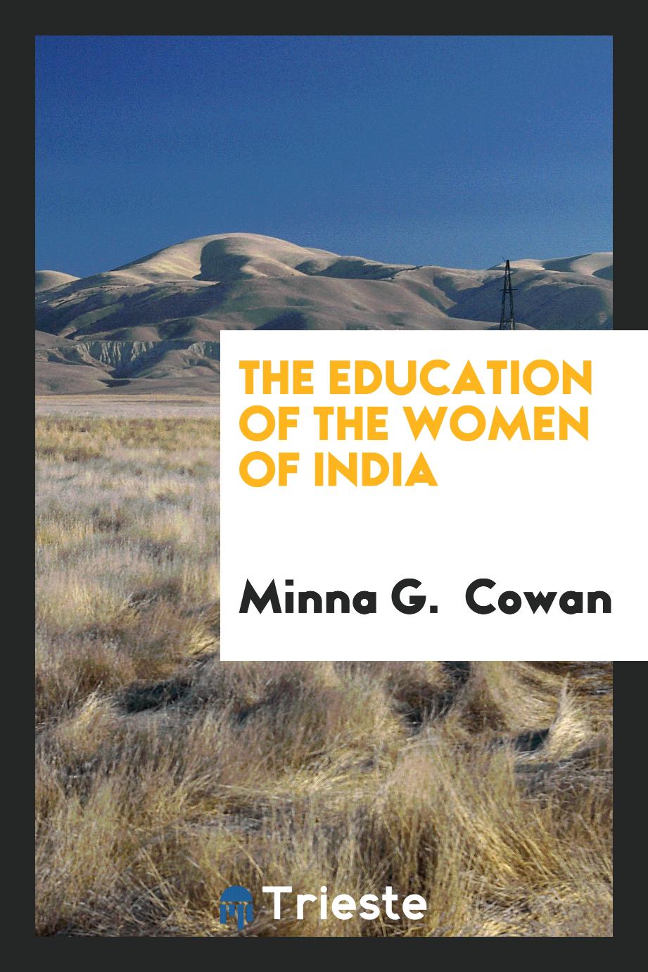 The education of the Women of India