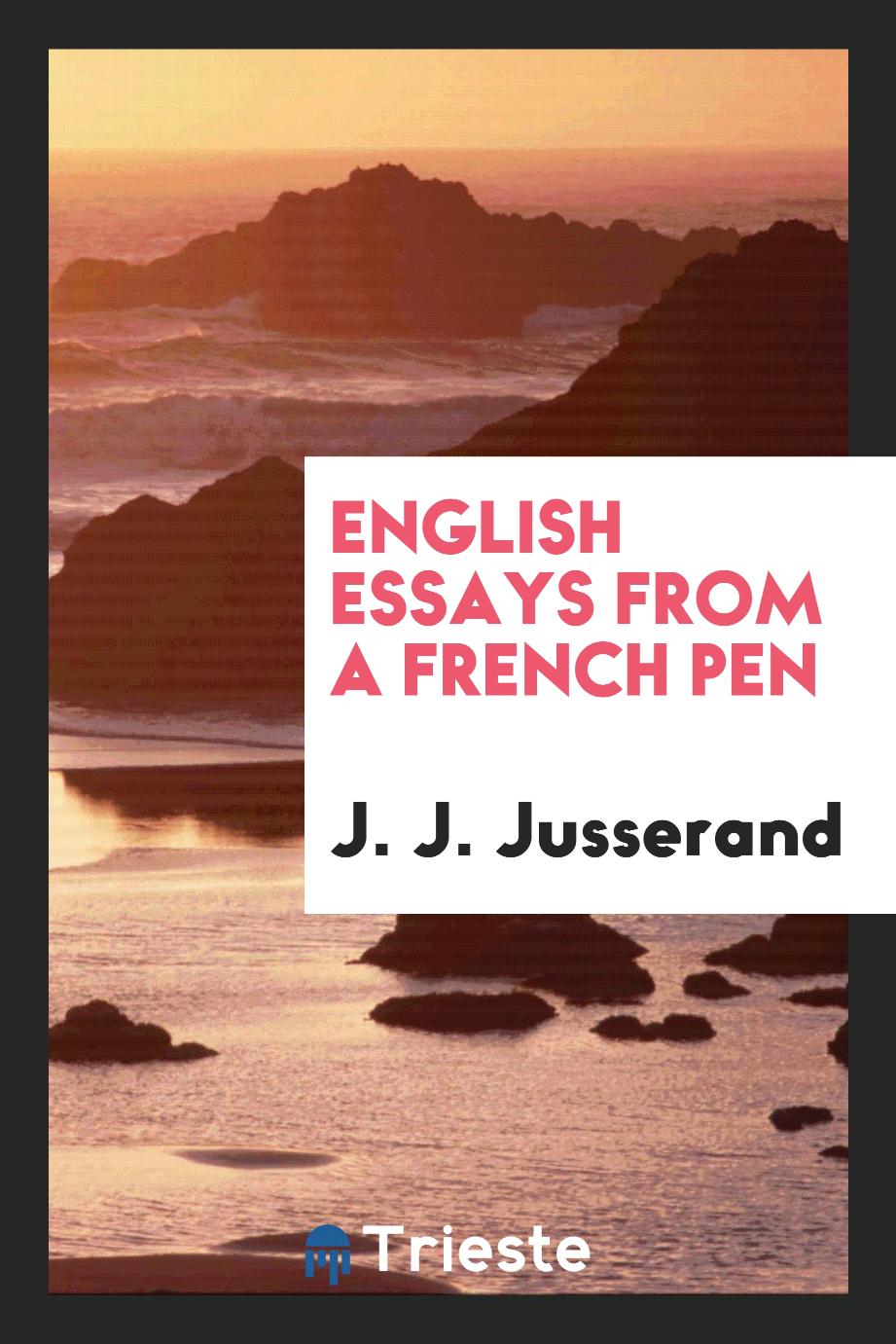 English essays from a French pen