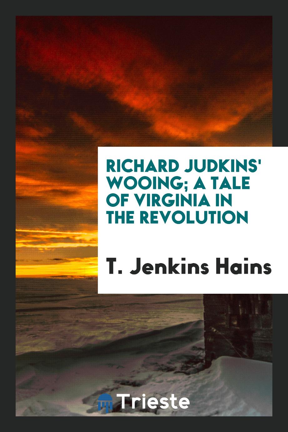 Richard Judkins' wooing; a tale of Virginia in the revolution
