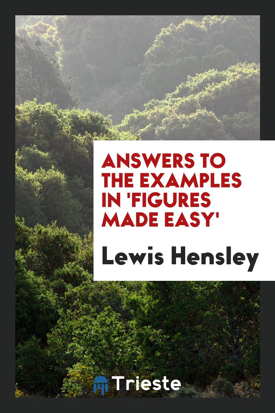 Answers to the examples in 'Figures made easy'