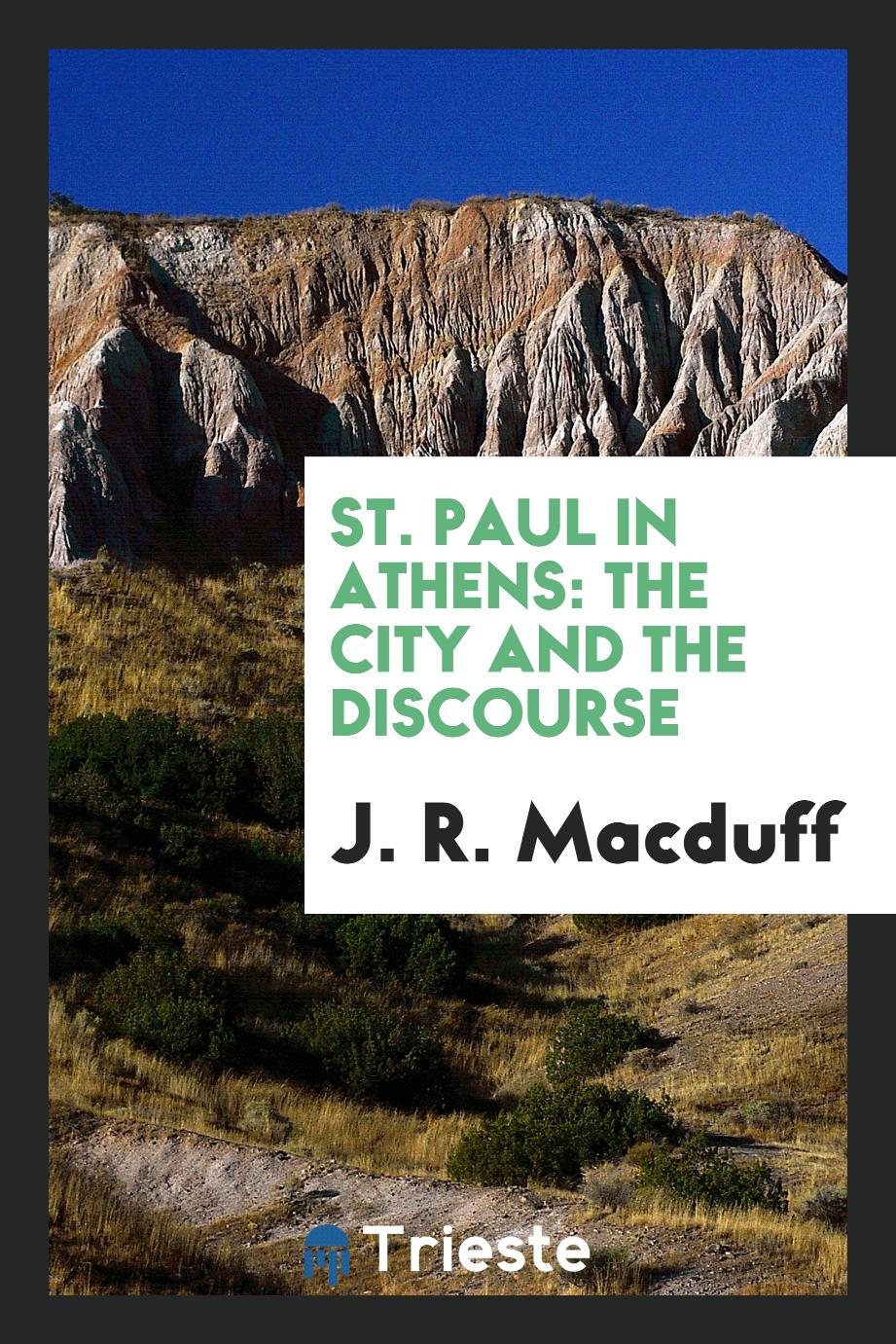 St. Paul in Athens: the city and the discourse