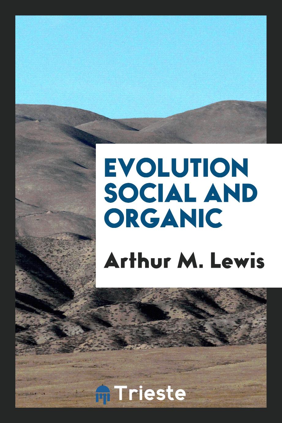 Evolution social and organic