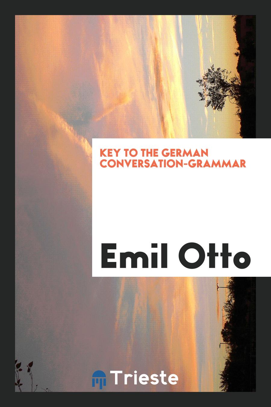 Key to the German Conversation-grammar